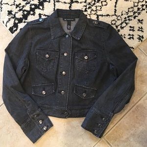 INC International Black Denim Jacket