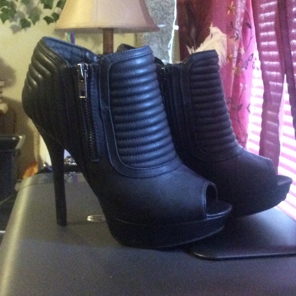 Charlotte Russe booties worn once!