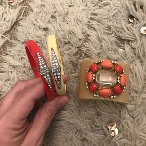 JCrew bracelets and cuff set