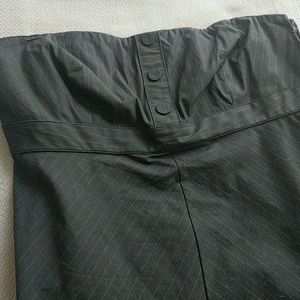 GAP Pinstripe Strapless Dress