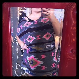 Cherish Pancho Style Shirt/Dress