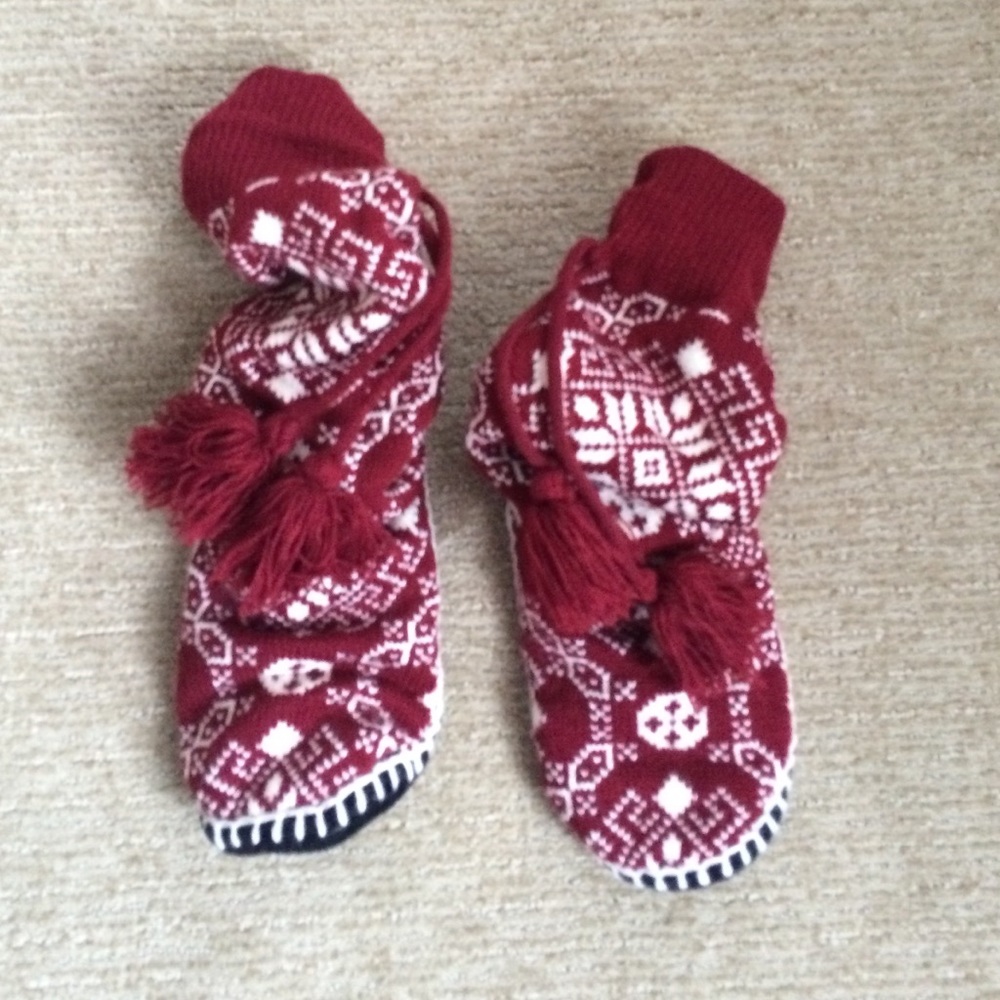 Slippers. Comfy and warm