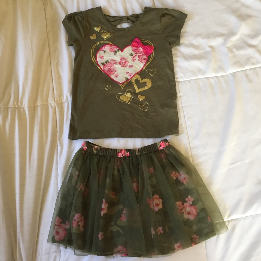 Skirt outfit girls 3t/4t