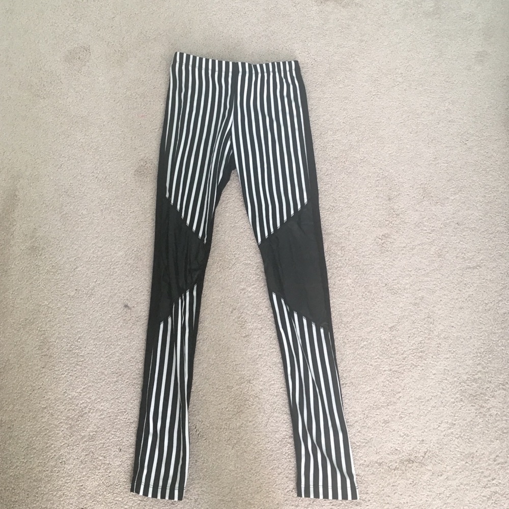 Stripped leggings Great for hip hop costume!