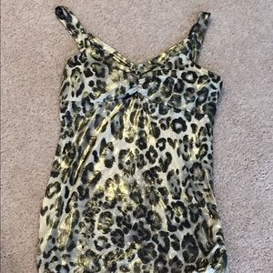 Metallic Leopard Tank 💋