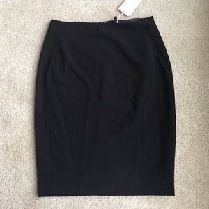 NEW - black high waist pencil skirt