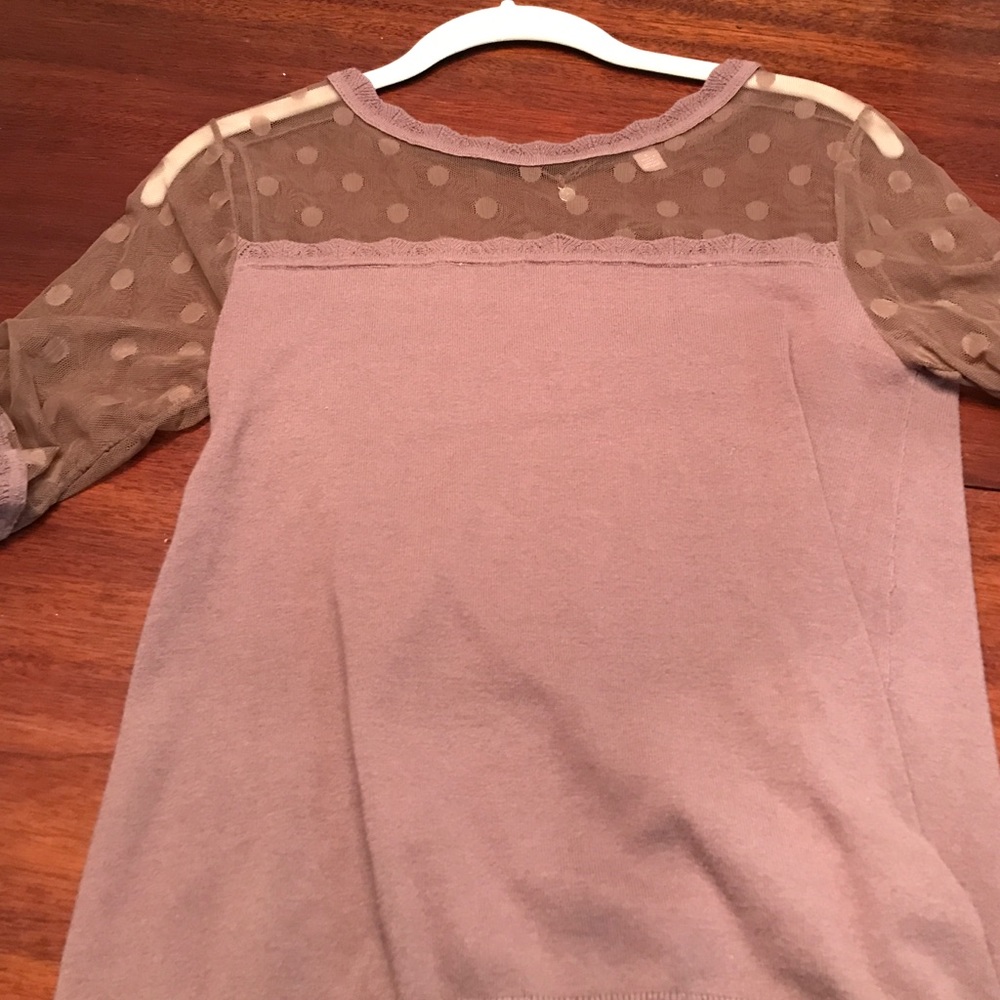 Mauve anthropologie top