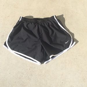 Nike Dry-Fit Black and White youth shorts