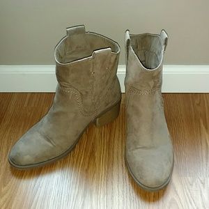 Like New Merona Western Ankle Boots - Worn once.