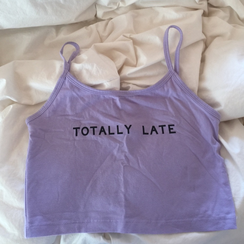 F21 Graphic Crop Tank