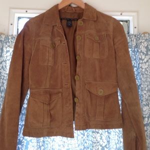 Vintage Abercrombie and Fitch suede jacket