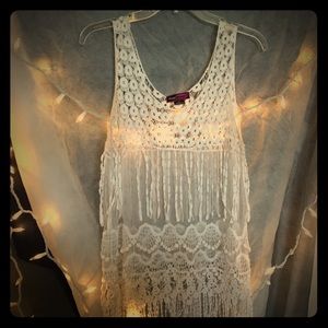 Say What Sheer Tank Top