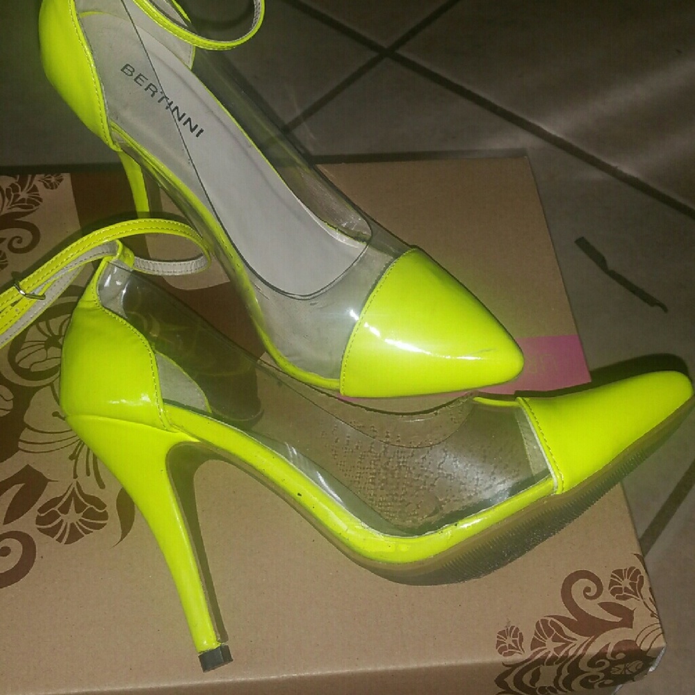 Yellow and Clear Pump