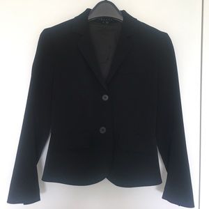 Theory Black Abera 2-Button Suit Jacket