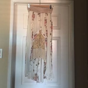 Gorgeous high low Free People skirt