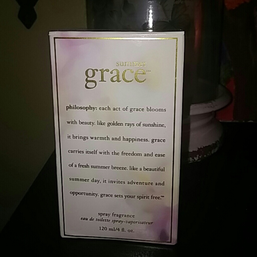 Nib new Philosophy Summer Grace 120ml 4 fl oz