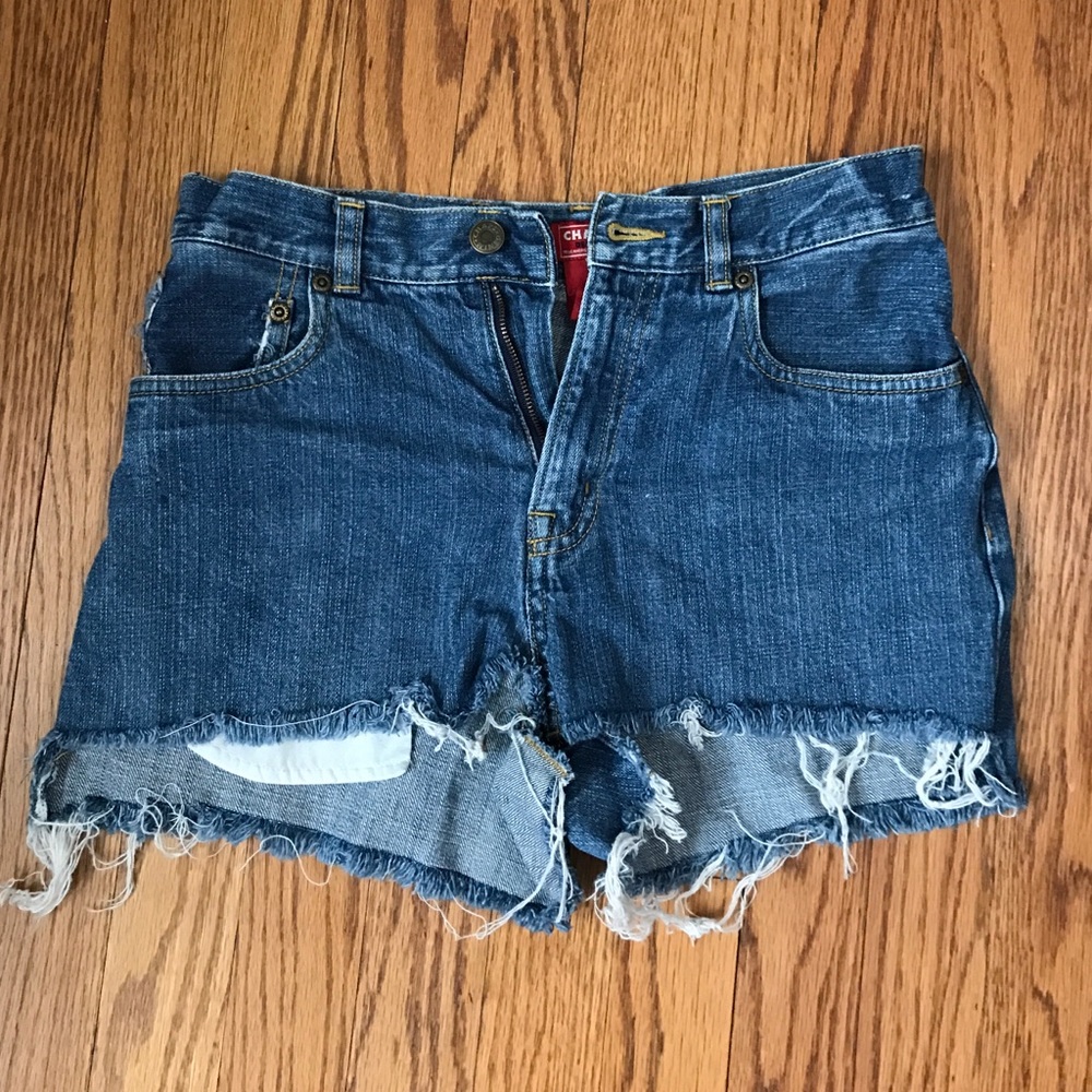 denim jean shorts