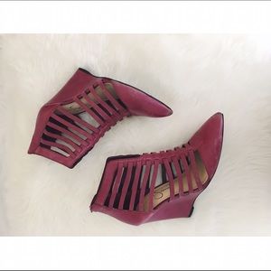 Jessica Simpson wedged heels