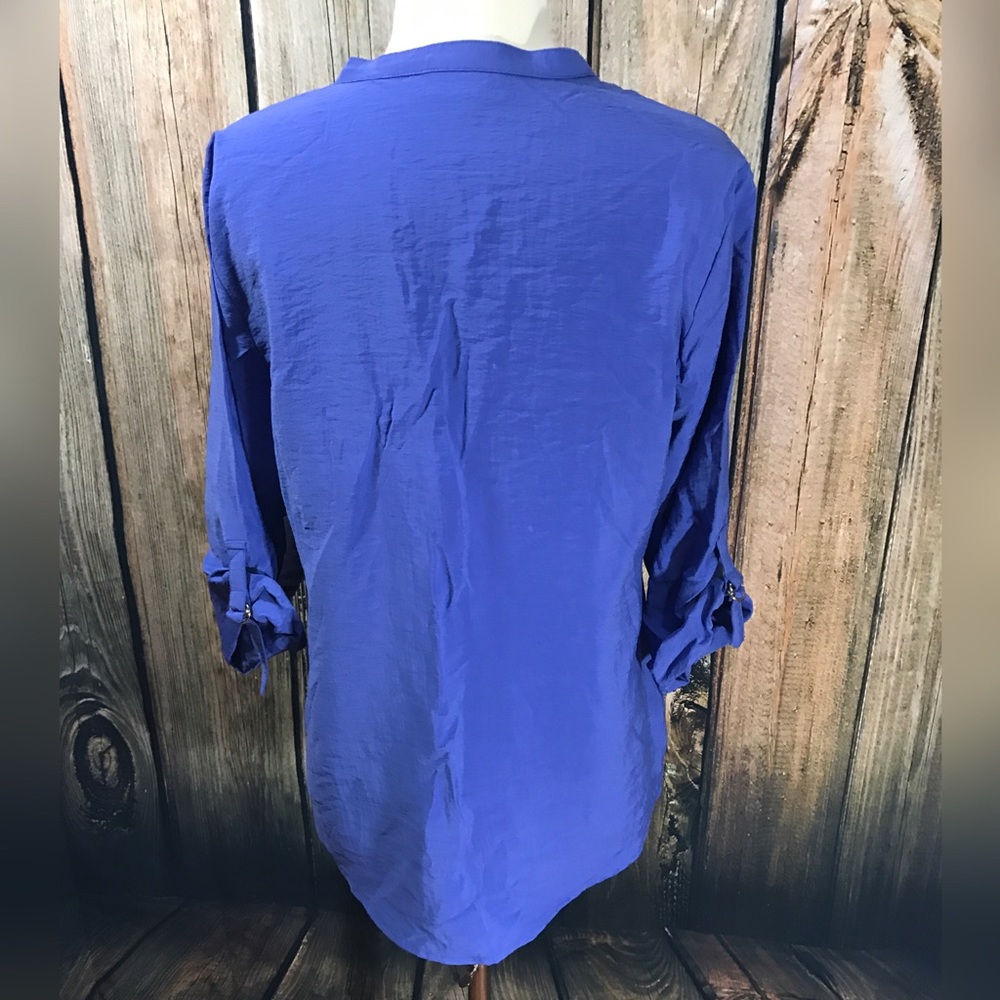 JM Collection- Button Down Top - Picture 4 of 4