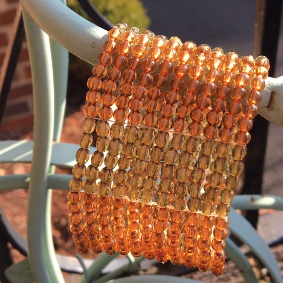 Beaded cuff bracelet - Picture 3 of 3