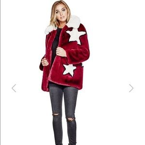Amy faux-fur star jacket