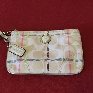 Coach Signature Wristlet