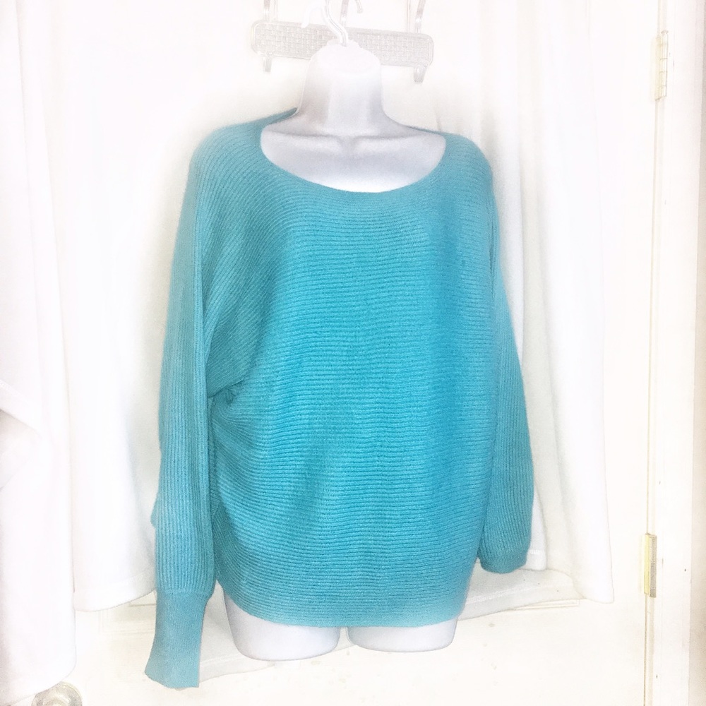 Turquoise Wool Sweater