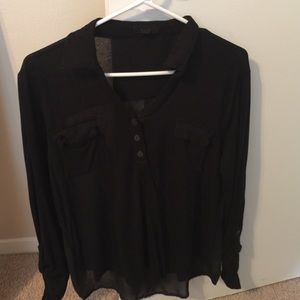 Long sleeve black shirt