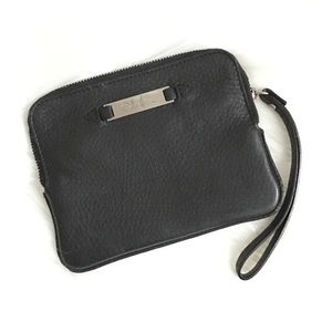 Cole Haan Pebbled Leather Wristlet