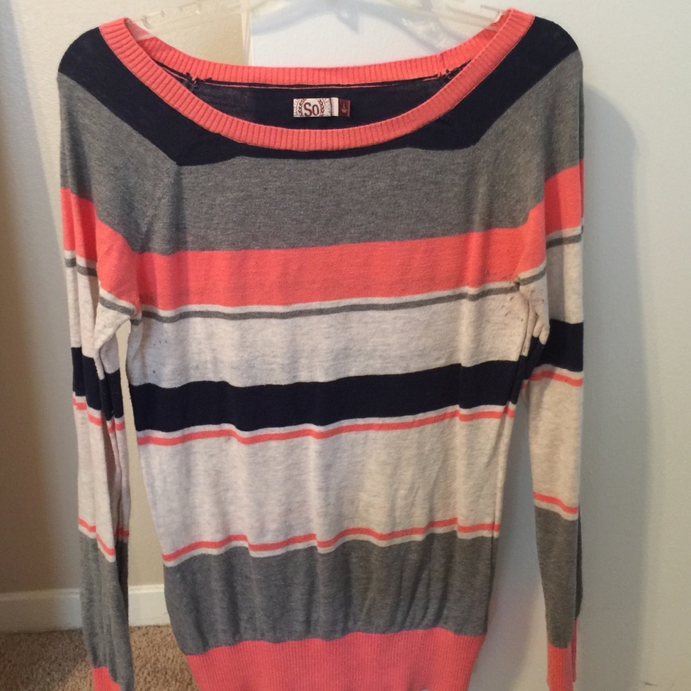 Striped long sleeve shirt