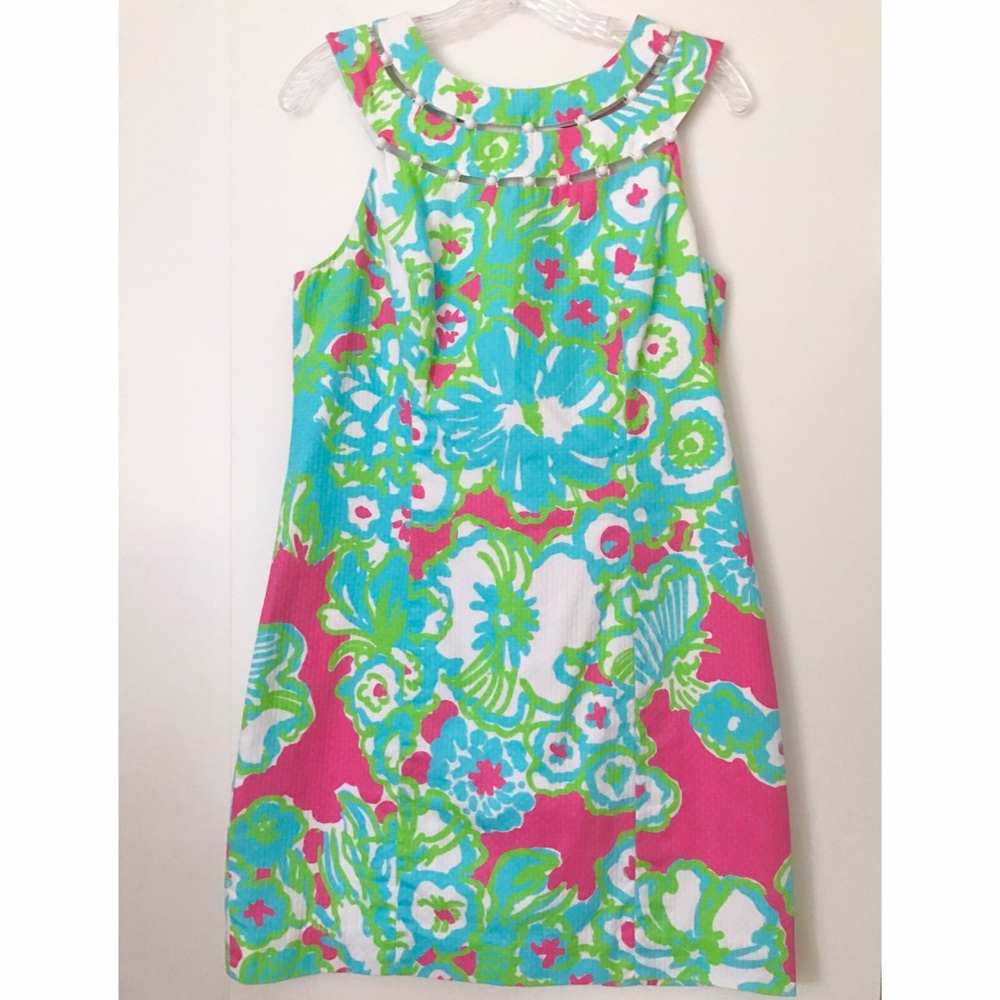 EUC Lilly Pulitzer Lindy Shift in A Delicacy, sz 6