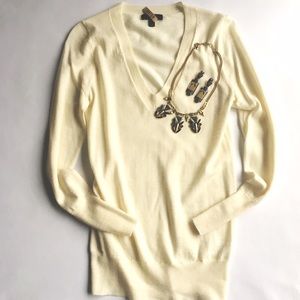 J. Crew Merino Wool V-neck Sweater