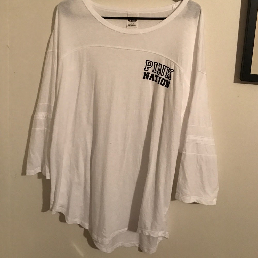 Pink nation tee