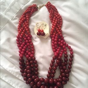 NEW Necklace and earring set.