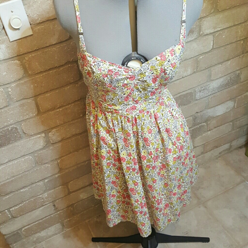 Floral fossil fit and flair dress