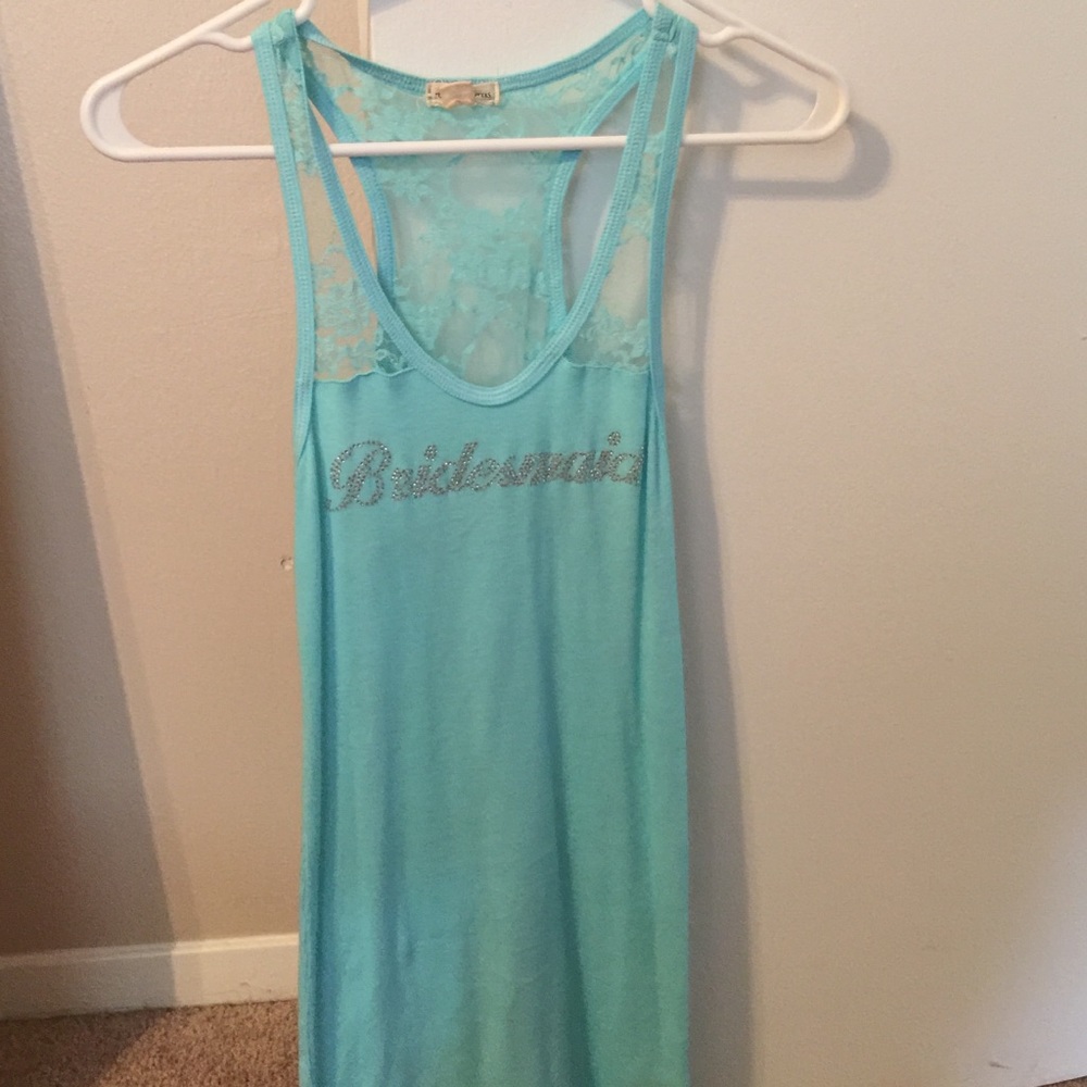 Bridesmaid tank top