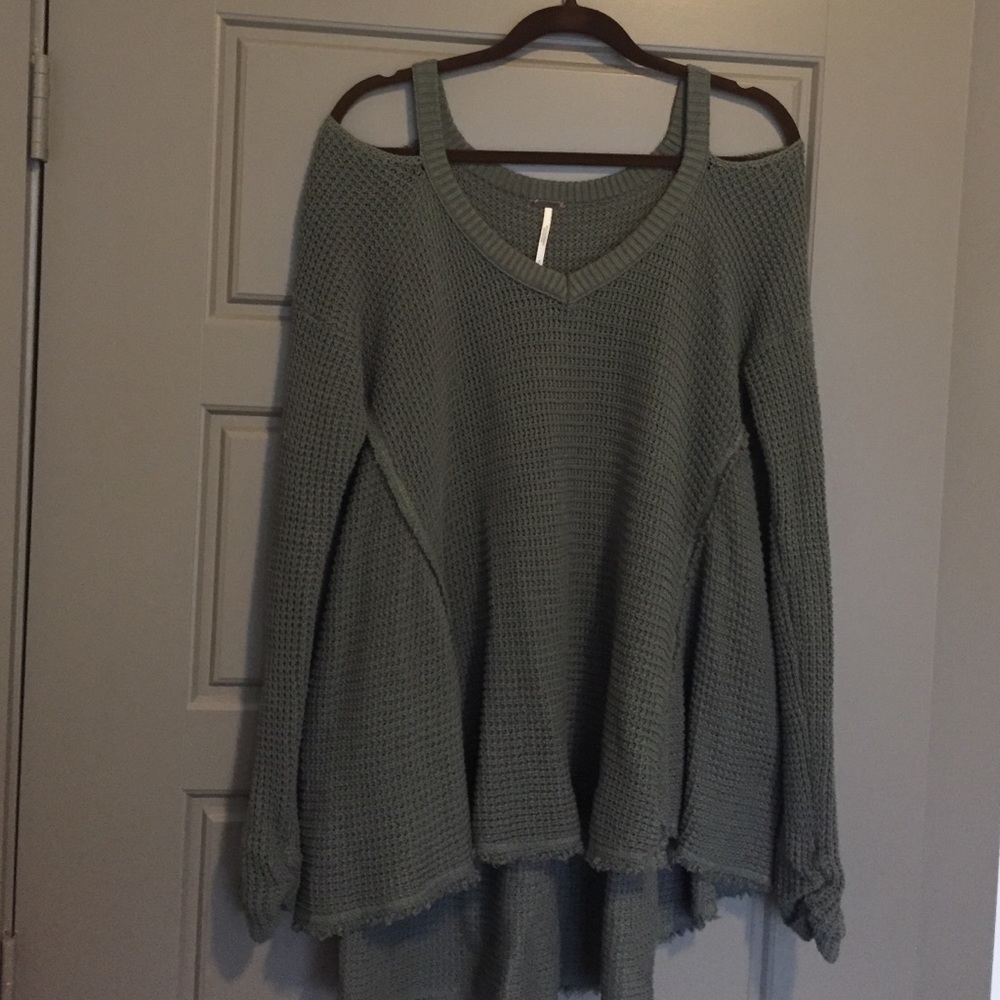 FP cold shoulder sweater