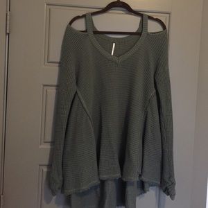 FP cold shoulder sweater