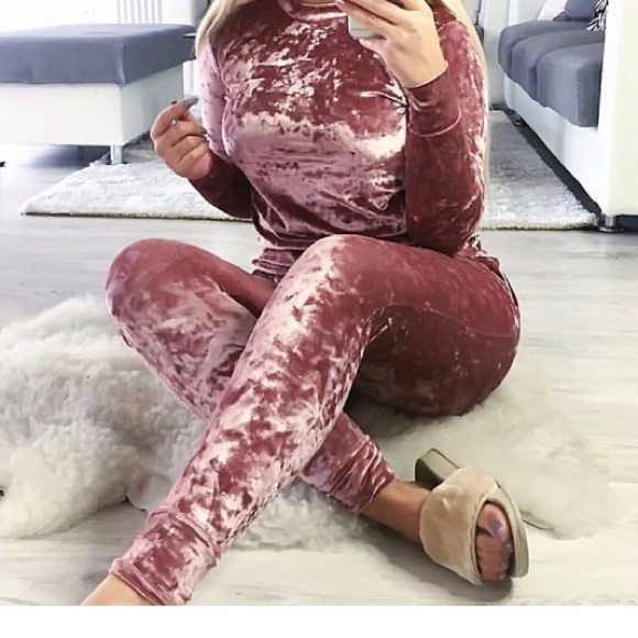 NEW! Velour Jumpsuit - Picture 5 of 8