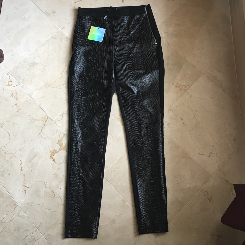 Snakeskin Panel Leggings SOLD