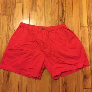 Chubbies *Brand New* Red Shorts