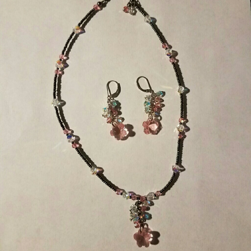 Emily Ray necklace and earrings