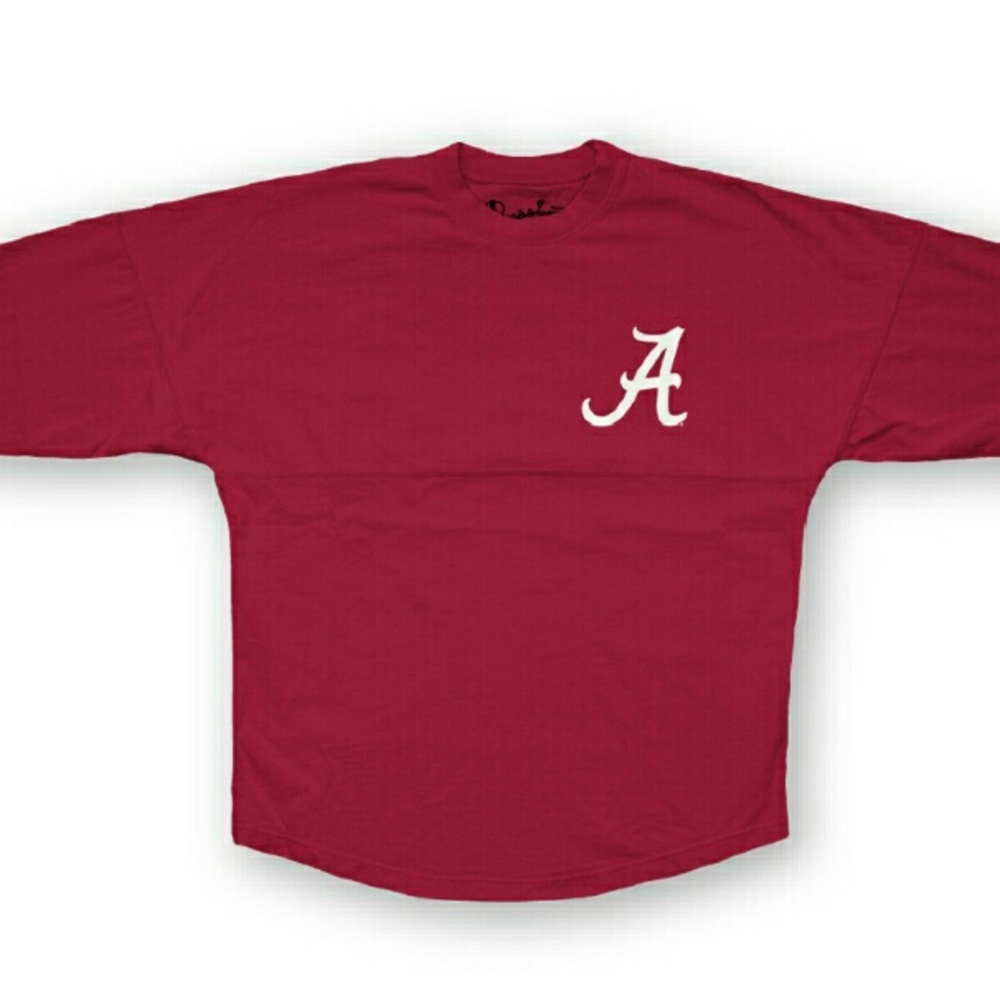 💋NWT NCAA Alabama Crimson Tide SWEEPER TOP - Picture 3 of 4