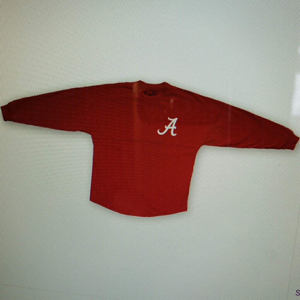 💋NWT NCAA Alabama Crimson Tide SWEEPER TOP - Picture 4 of 4