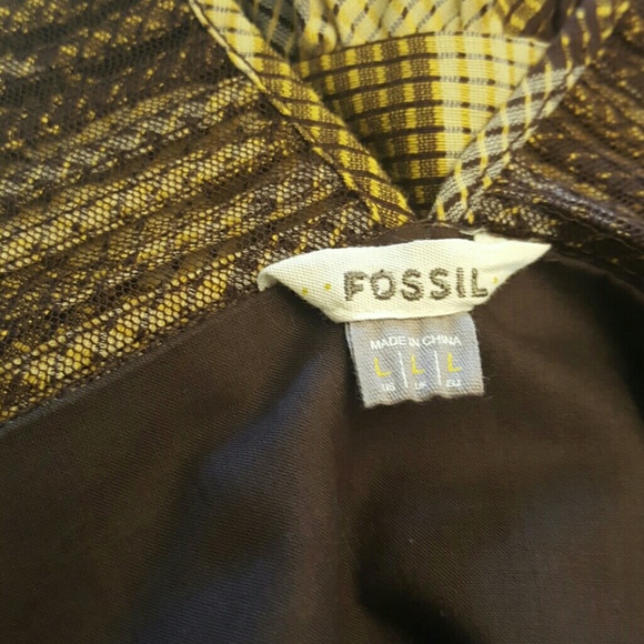 Retro Yellow and Brown Plaid Dress - Picture 4 of 4