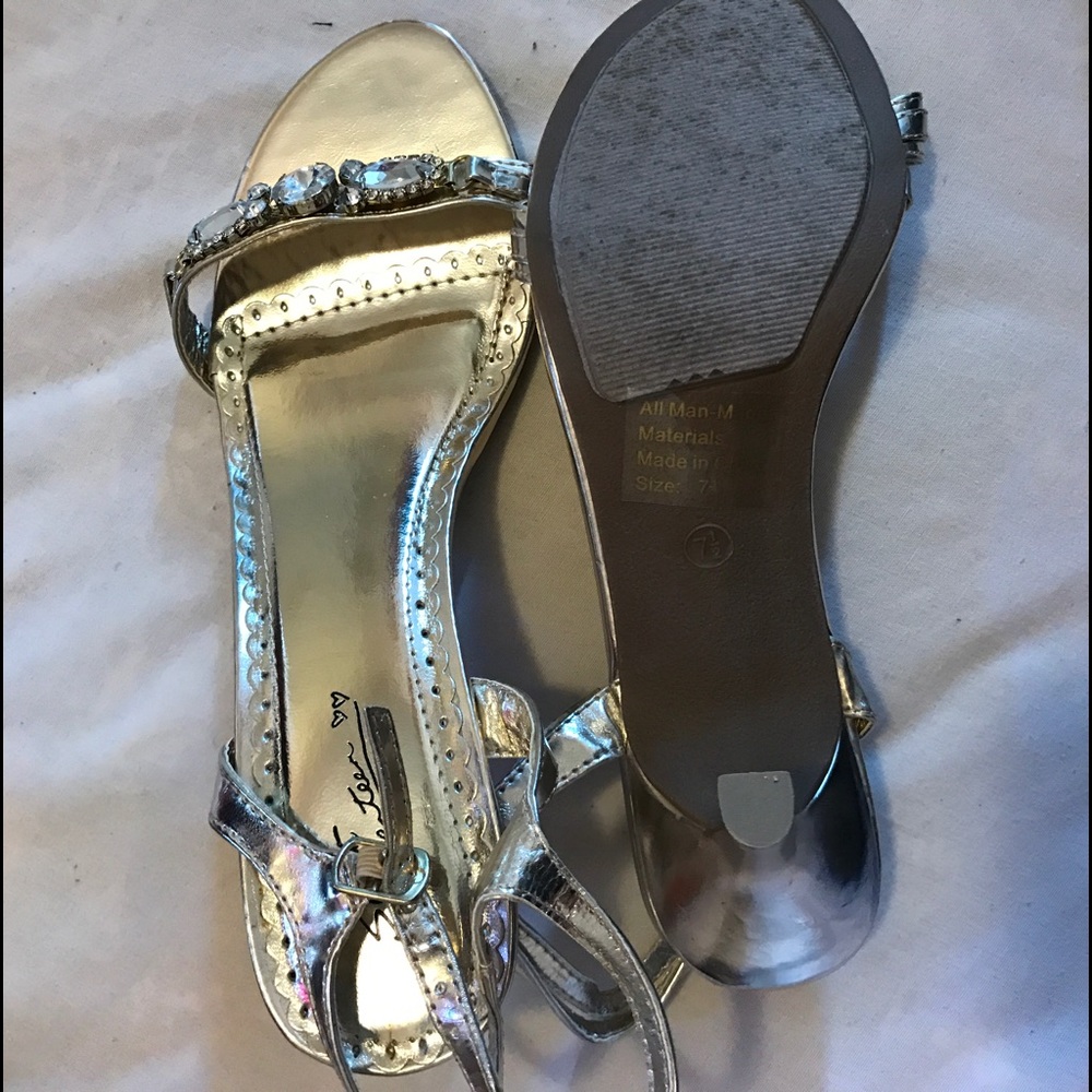 Women's Gold Spring/Summer Heel