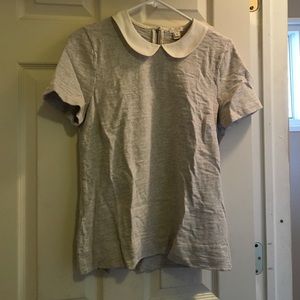 J. Crew Peter Pan collared blouse