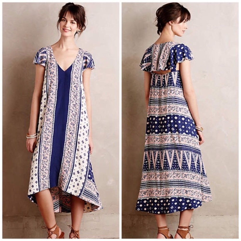 ✨PRICE DROP✨ Anthropologie Floral Swing Dress