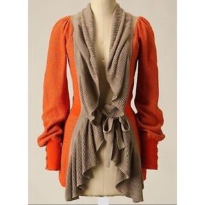 LiaMolly Firelight Ruffled Cardigan