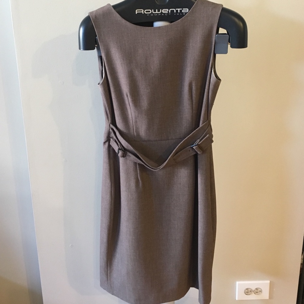 Calvin Klein Fitted Strapless Work Dress